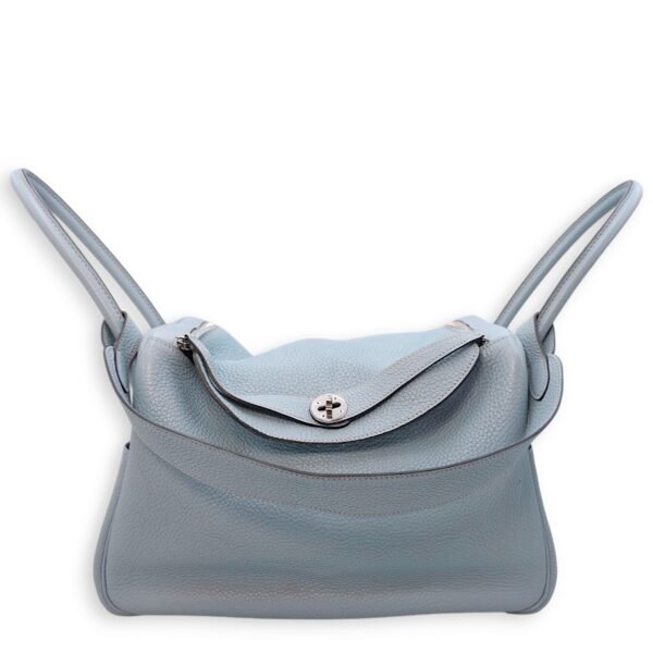 Lindy 34 Blue Lin in Clemence, Palladium hardware - Image 9