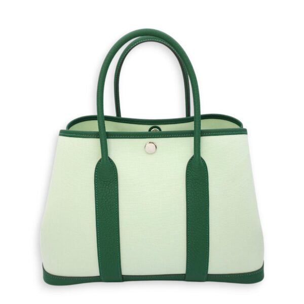 Garden Party 30 Vert Peppermint/Moyen in Negonda/Toile, Palladium hardware - Image 2
