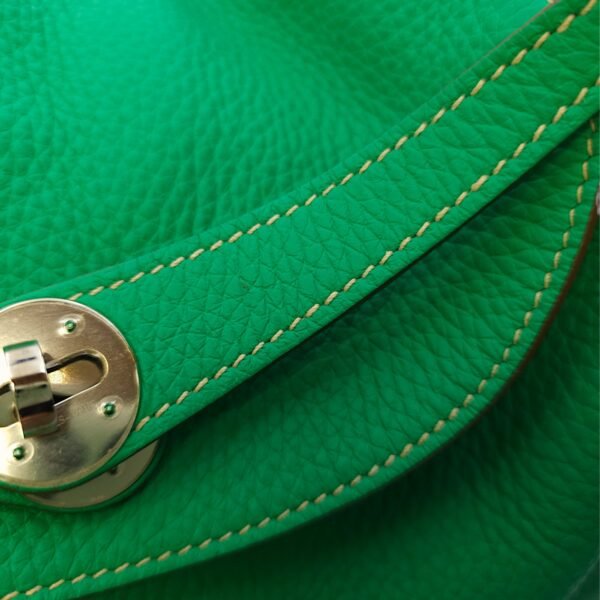 Lindy Eclat 34 Menthe/Gris in Clemence, Palladium hardware - Image 3