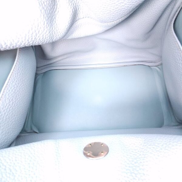 Lindy 34 Blue Lin in Clemence, Palladium hardware - Image 12