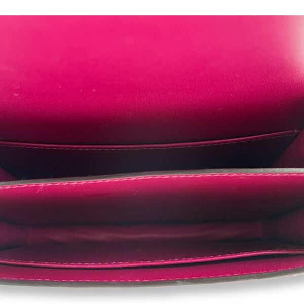Constance 18 Purple in Shiny Alligator, Palladium hardware - Image 6