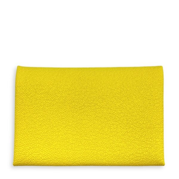 Calvi Duo Cardholder Jaune De Naples Card Holder in Chevre Mysore - Image 2