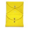 Calvi Duo Cardholder Jaune De Naples Card Holder in Chevre Mysore - Image 3