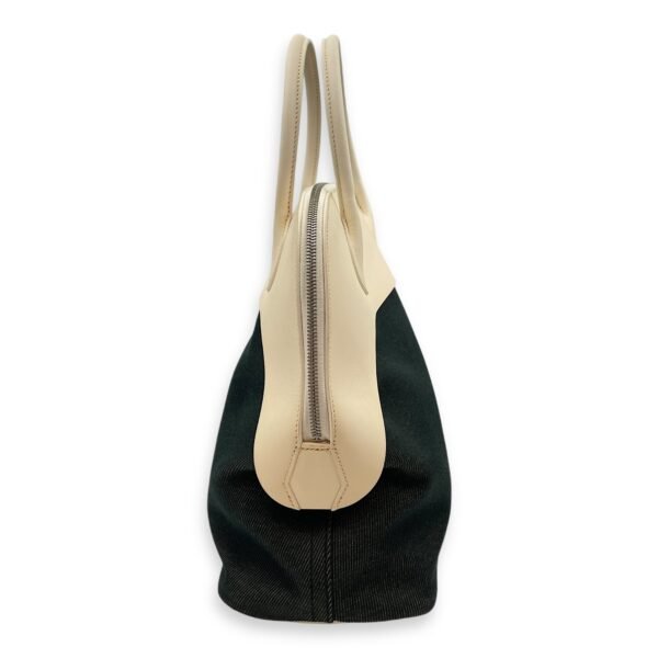 Bolide Relax 35 Blanc/Blue in Denim/calf, Palladium hardware - Image 3