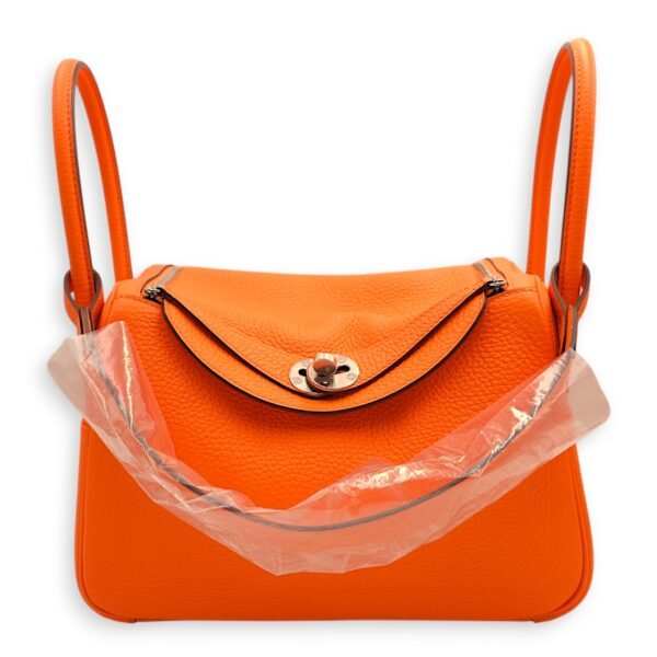 Lindy 26 Orange Minium in Clemence, Palladium hardware - Image 3