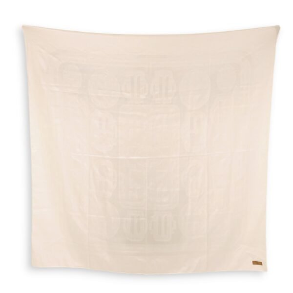 Bouclerie Moderne 115 White Scarf