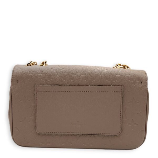 Marceau 24.5x15x6cm Grey Shoulder Bag in Empriente Leather, Gold hardware - Image 6