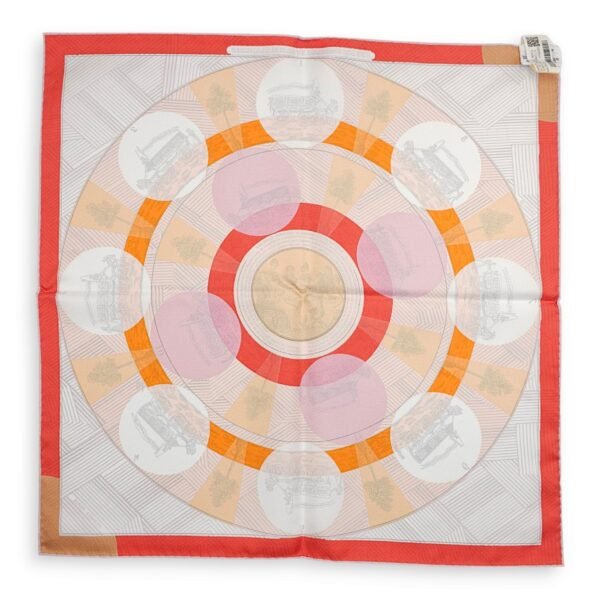Jeu Des Omnibus Remix 45 Rose/Pale/Corail/Orange Scarf - Image 2