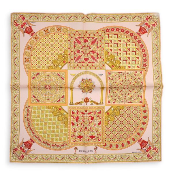 Eperon D'or 55 Multi-colour Scarf in Silk