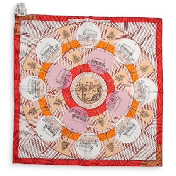 Jeu Des Omnibus Remix 45 Rose/Pale/Corail/Orange Scarf