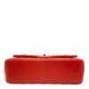 Classic (DF) Jumbo Red Shoulder Bag in Lambskin, Silver hardware - Image 5
