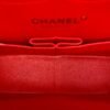 Classic (DF) Jumbo Red Shoulder Bag in Lambskin, Silver hardware - Image 6