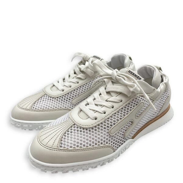 Jet 38.5 Blanc Sneakers in Calfskin - Image 2