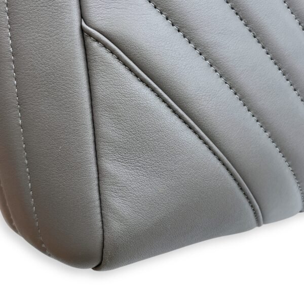 Chevron Print Seasonal Tote 25x21x9cm Grey Shoulder Bag in Lambskin, Gold hardware - Image 9