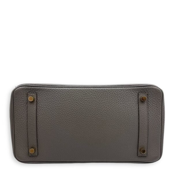 Birkin 30 Etain in Togo, Gold hardware - Image 5