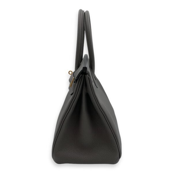 Birkin 30 Etain in Togo, Gold hardware - Image 4