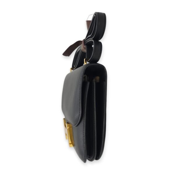 Constance 18 Black in Evergrain, Gold hardware - Image 4
