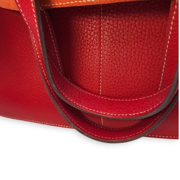 Halzan 31 Rouge Casaque in Clemence, Palladium hardware - Image 4
