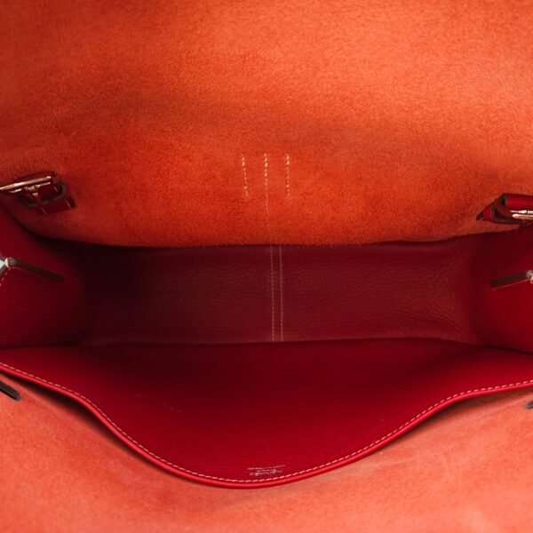 Halzan 31 Rouge Casaque in Clemence, Palladium hardware - Image 8