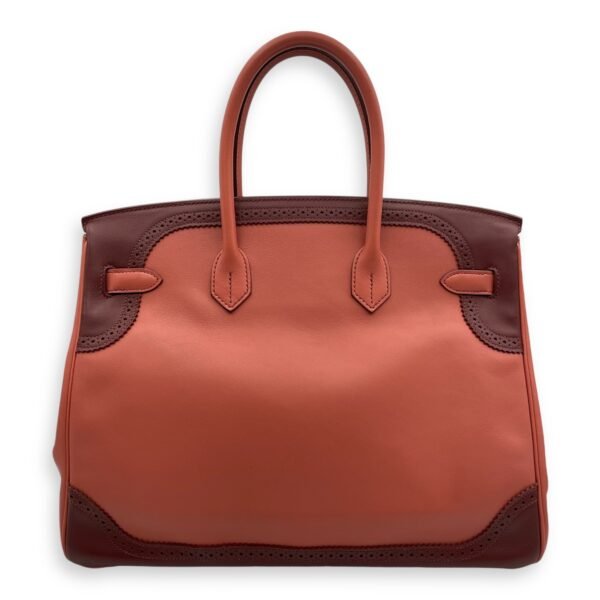 Ghillies Birkin 35 Multi-colour in Swift, Palladium hardware - Image 2