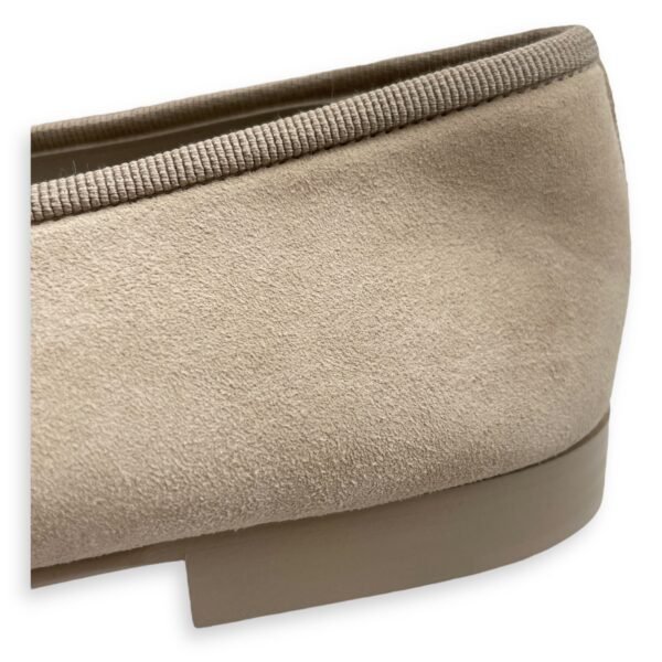 Ballerina 36.5C Grey Flats in Suede Leather - Image 3