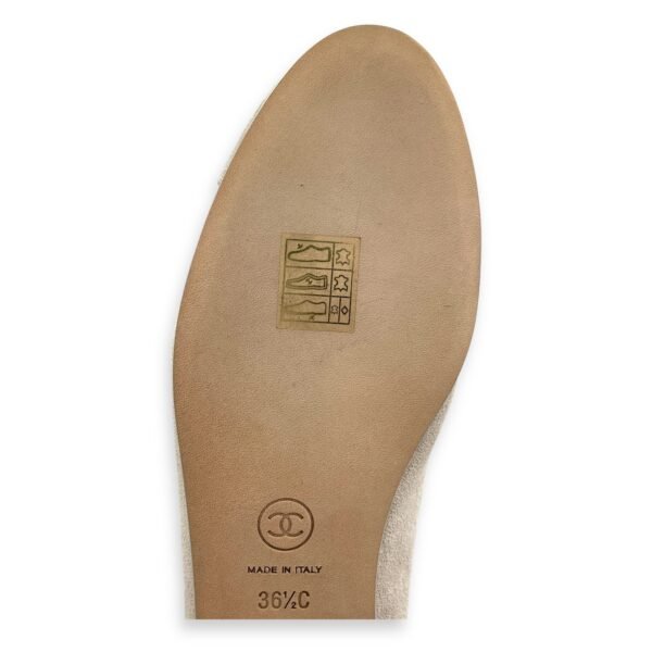 Ballerina 36.5C Grey Flats in Suede Leather - Image 6