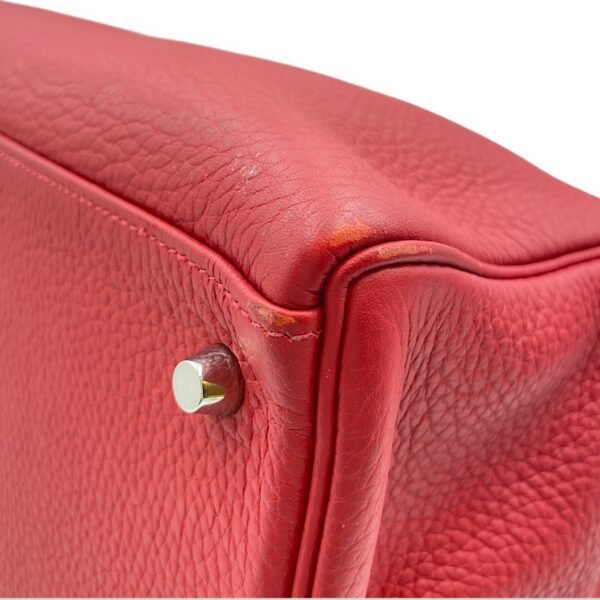 Kelly Amazone 40 Rouge Casaque in Clemence, Palladium hardware - Image 11
