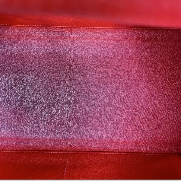 Kelly Amazone 40 Rouge Casaque in Clemence, Palladium hardware - Image 6