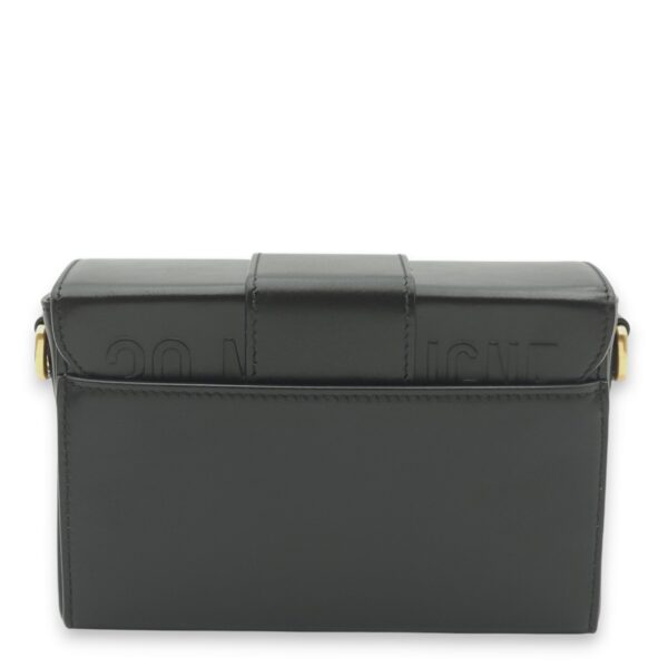 30 Montaigne Box Black Crossbody Bag in Calfskin, Gold hardware - Image 8