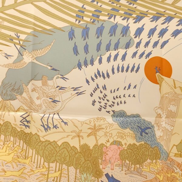 Le Carnaval Des Animaux 90 Pink Scarf - Image 2