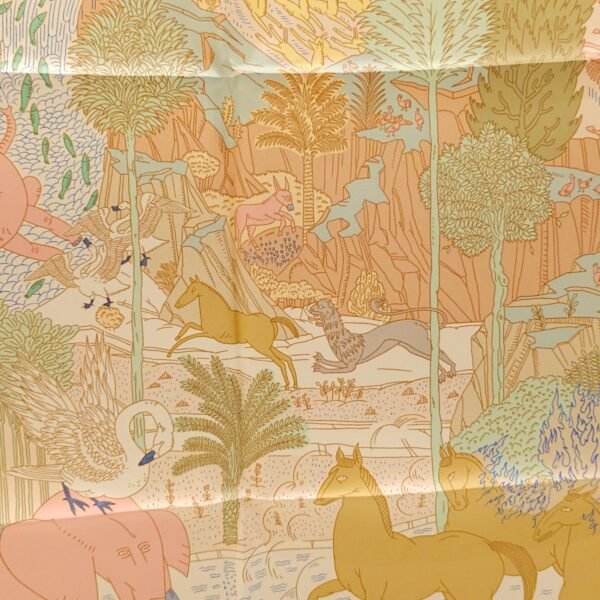 Le Carnaval Des Animaux 90 Pink Scarf - Image 3