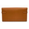 Kelly Brown Wallet in Epsom, Palladium hardware - Image 2