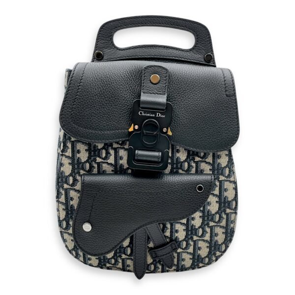 Gallop Multi-colour Crossbody Bag in Jacquard/Calfskin, Mixed hardware