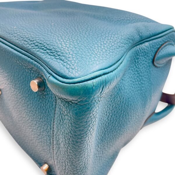 Lindy 30 Blue Izmir/Blue Sapphire in Clemence, Palladium hardware - Image 9