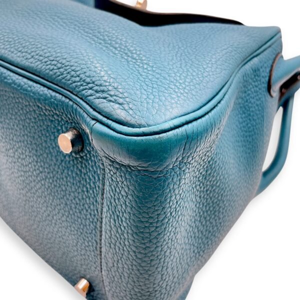 Lindy 30 Blue Izmir/Blue Sapphire in Clemence, Palladium hardware - Image 7