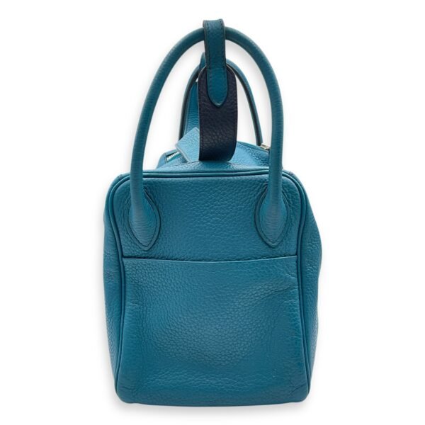 Lindy 30 Blue Izmir/Blue Sapphire in Clemence, Palladium hardware - Image 3