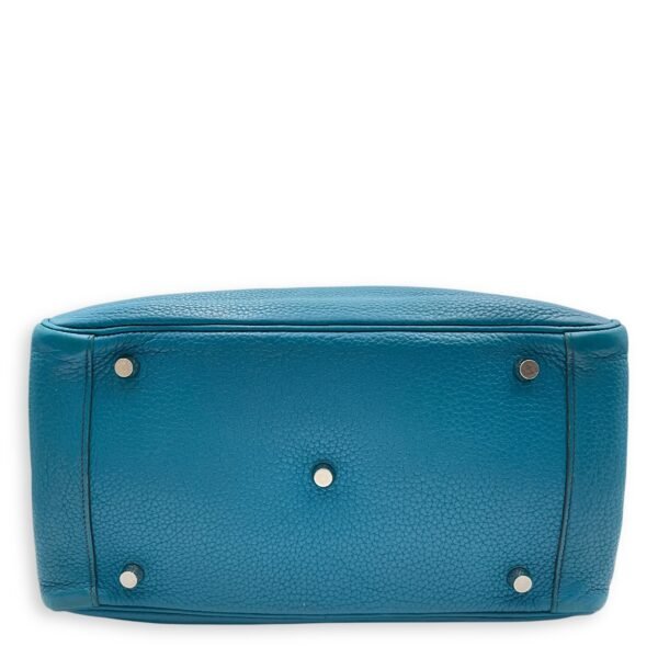 Lindy 30 Blue Izmir/Blue Sapphire in Clemence, Palladium hardware - Image 5