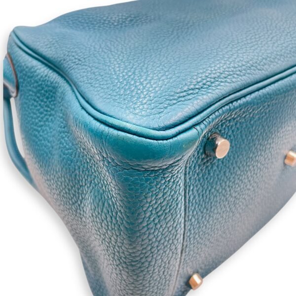 Lindy 30 Blue Izmir/Blue Sapphire in Clemence, Palladium hardware - Image 8