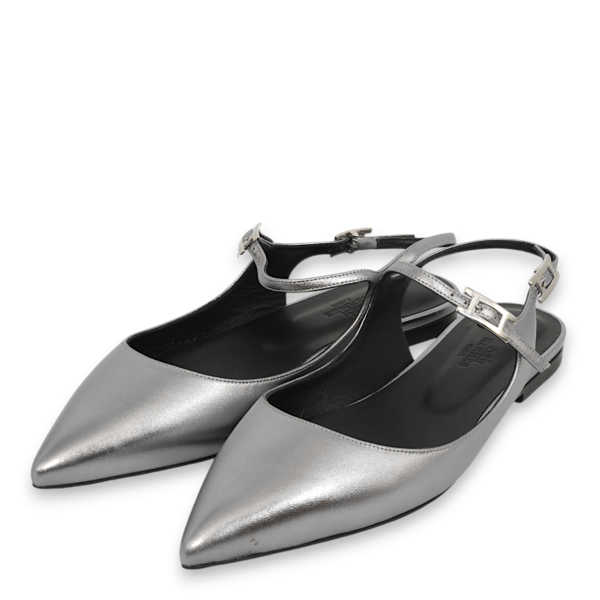 Edie Ballet Flat 37 Gris Argente Flats - Image 2