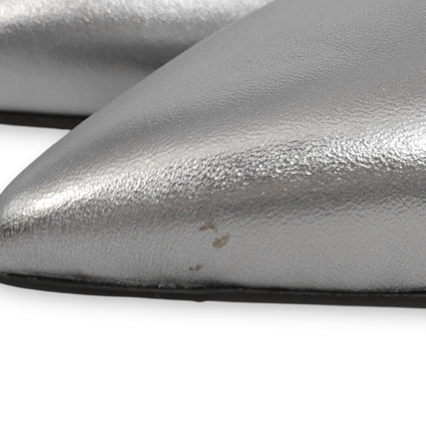 Edie Ballet Flat 37 Gris Argente Flats - Image 3