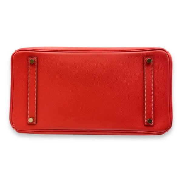 Birkin 35 Rose Jaipur in Epsom, Permabrass hardware - Image 5