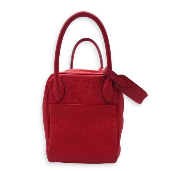 Lindy 30 Rouge Tomate in Clemence, Gold hardware - Image 6