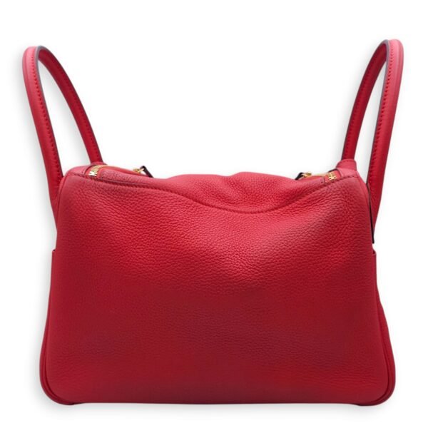 Lindy 30 Rouge Tomate in Clemence, Gold hardware - Image 2