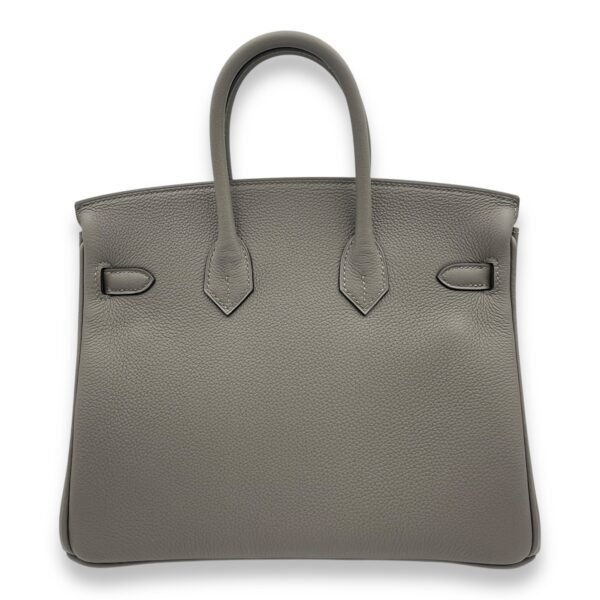 Birkin 25 Gris Meyer in Togo, Permabrass hardware - Image 2
