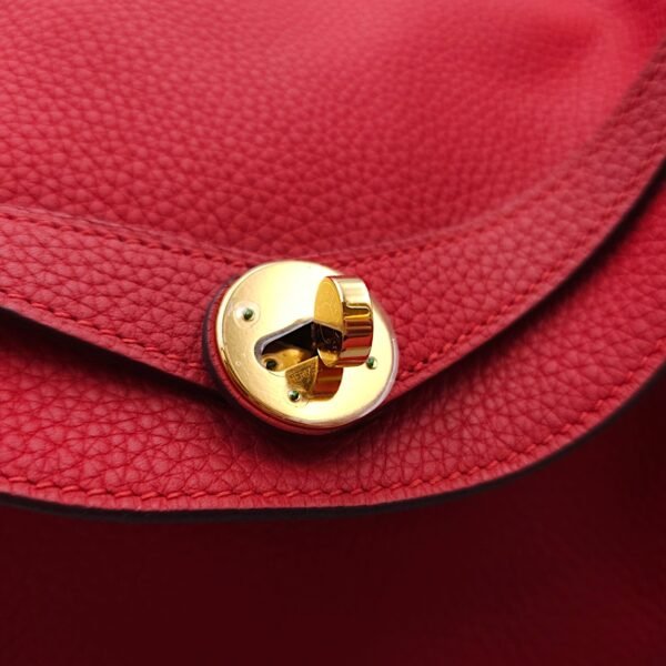 Lindy 30 Rouge Tomate in Clemence, Gold hardware - Image 11
