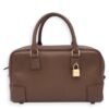 Amazona 23 23x14x9cm Brown Crossbody Bag in Calfskin, Gold hardware