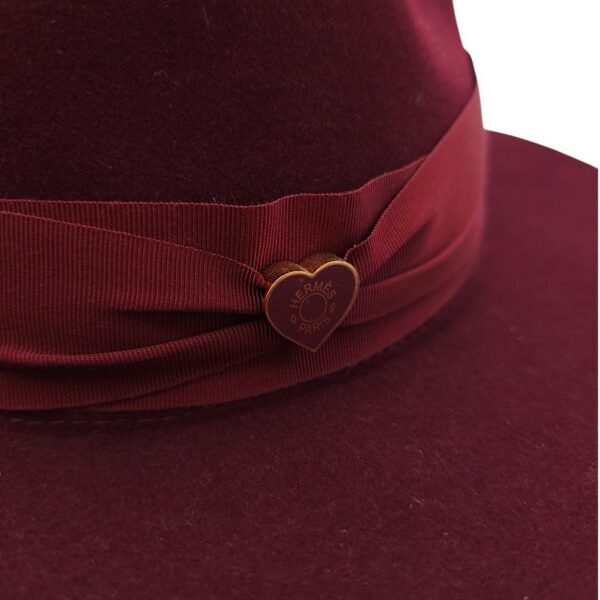 Chapeau Faubourg Love 55 Rouge Hat - Image 3