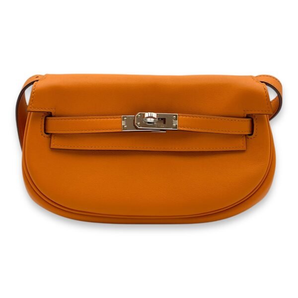 Kelly Moove Abricot in Swift, Palladium hardware