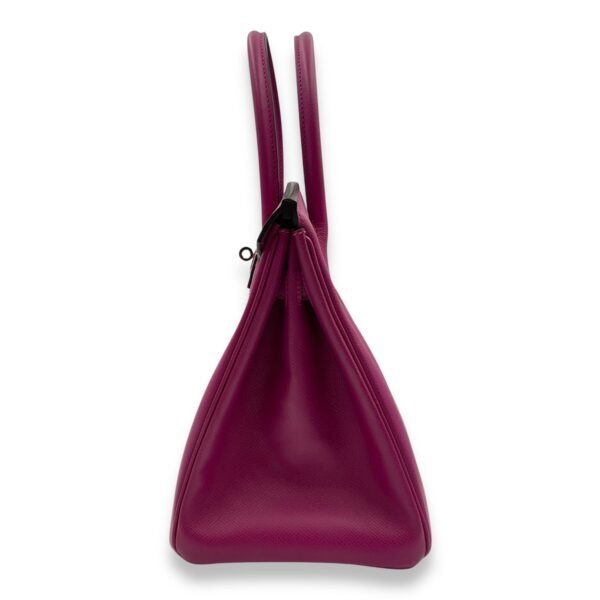 Birkin 30 Rose Poupre in Epsom, Palladium hardware - Image 4