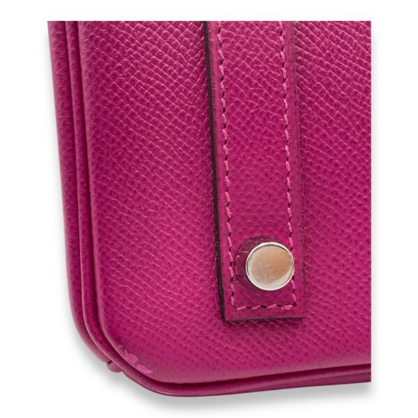 Birkin 30 Rose Poupre in Epsom, Palladium hardware - Image 7
